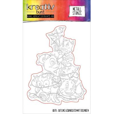 kreativbunt Cutting Dies - Weihnachten mit Freunden